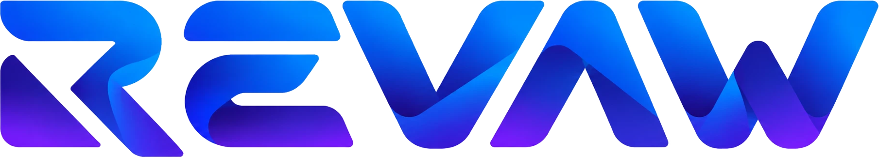 Revaw wordmark, transparent